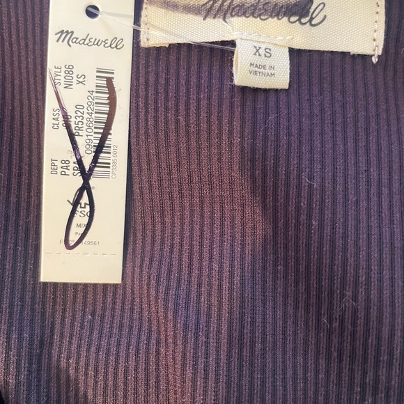 Madewell Corduroy Tie-Front Faux-Wrap Top. - Picture 13 of 14